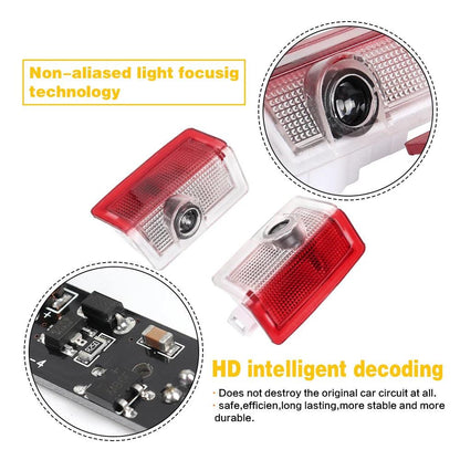 2 LED Car Door Interior Welcome Warning Light For Mercedes Benz