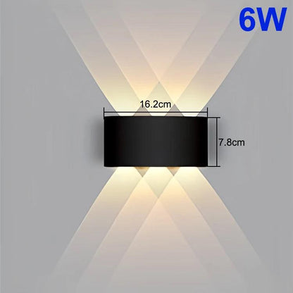 Up and Down LED Wall Lamp – Indoor & Outdoor, Waterproof