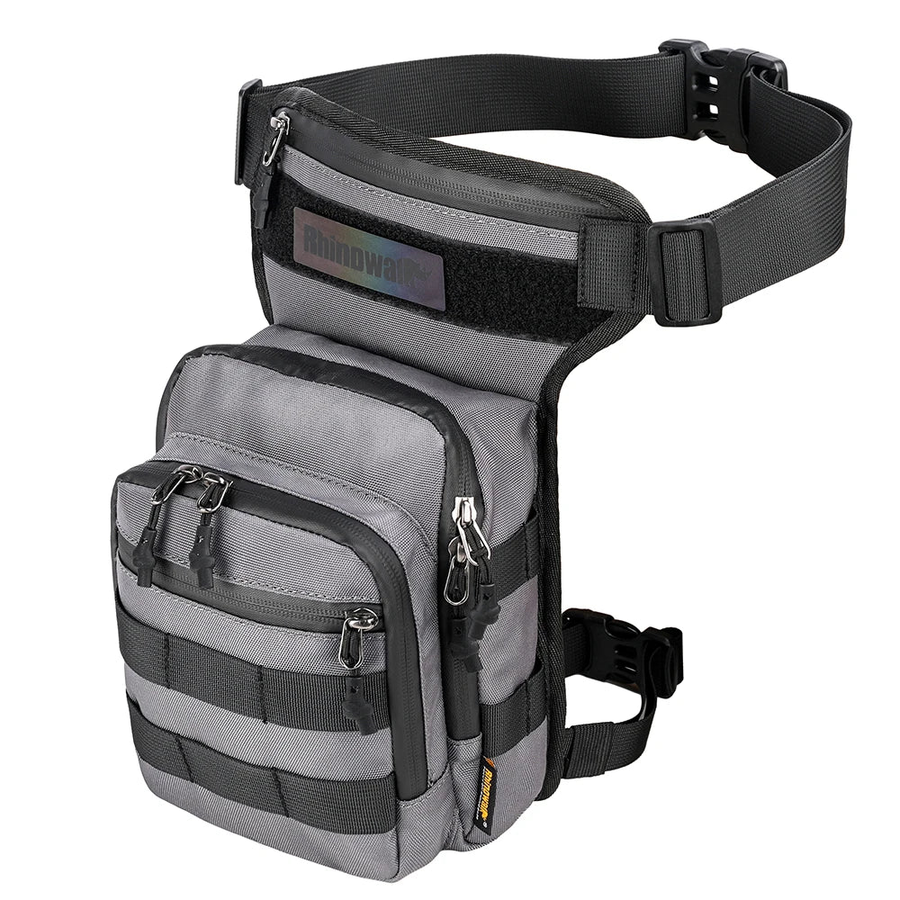 Rhinowalk Motorcycle Waist Bag 3L Leg Bag Thigh Hip Bum Beltleg Fanny Pack Travel Riding Crossbody Multifunctional Shoulder Bag