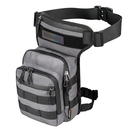 Rhinowalk Motorcycle Waist Bag 3L Leg Bag Thigh Hip Bum Beltleg Fanny Pack Travel Riding Crossbody Multifunctional Shoulder Bag