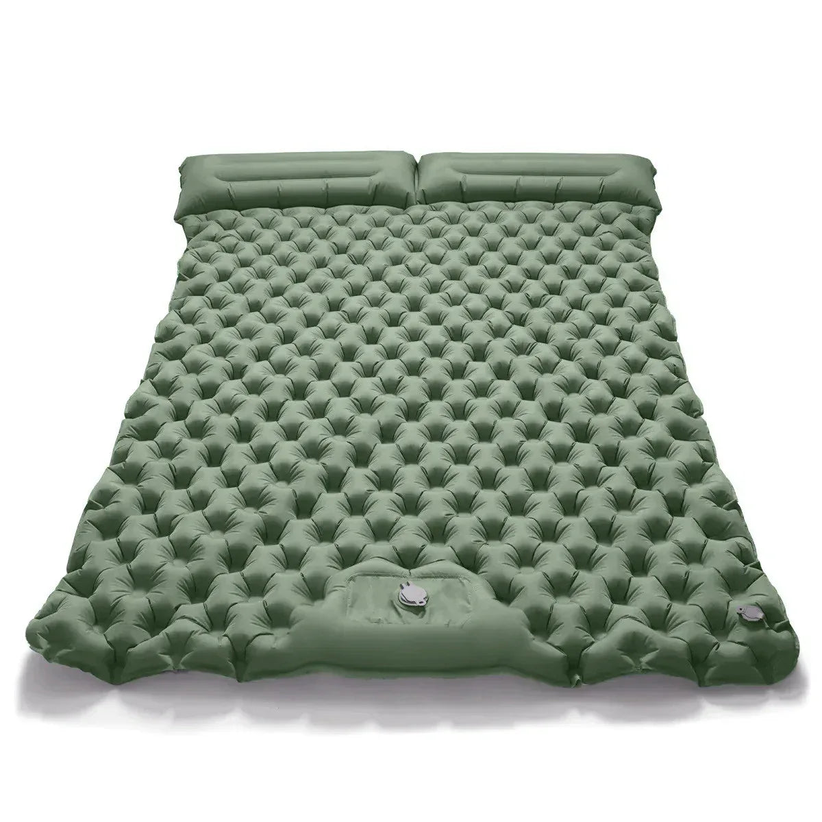 Outdoor Camping Double Inflatable Mattress Extra Wide Sleeping Pad Ultralight Folding Bed Sleeping Mat Car Travel Mat - Urbizia