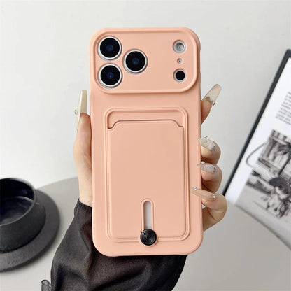 iPhone Wallet Case with Card Slot & Kickstand