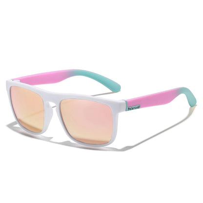 Retro Square Polarized Cycling Sunglasses UV400 Unisex