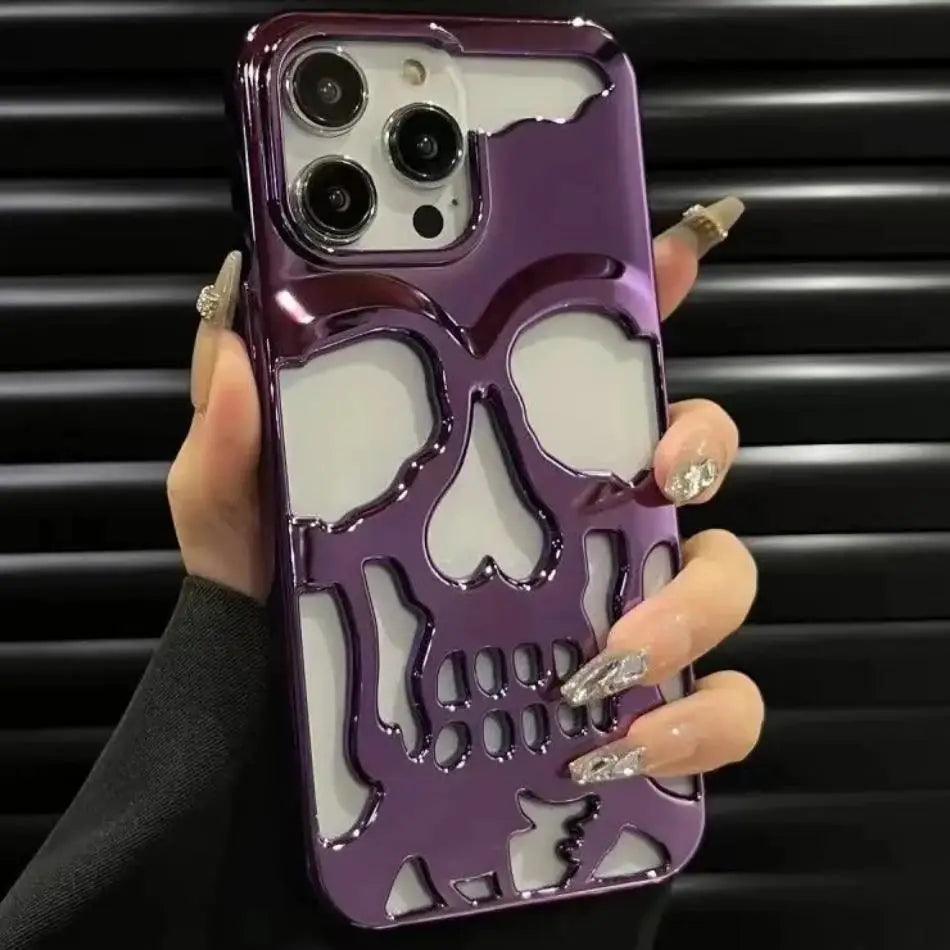 Skeleton Skull Shockproof Case for iPhone 16–11 Pro Max