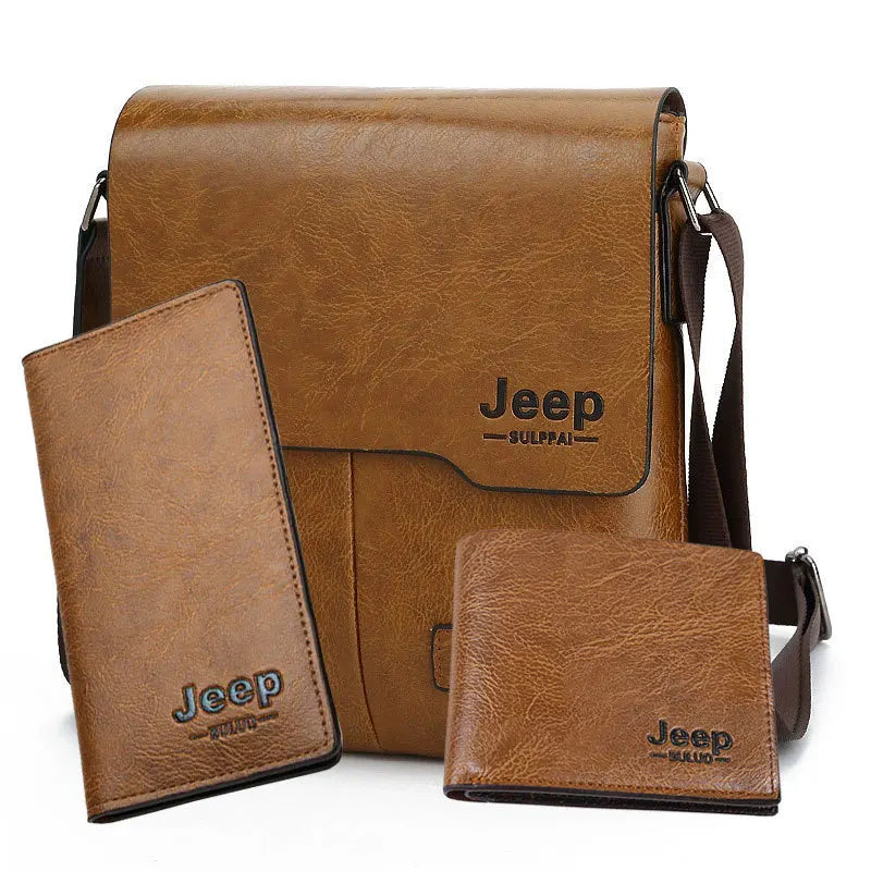 Vintage Men's Crossbody Bag, New Trendy Men's Bag Exported to Southeast Asia, Europe and America, Urban Leisure Travel Shoulder