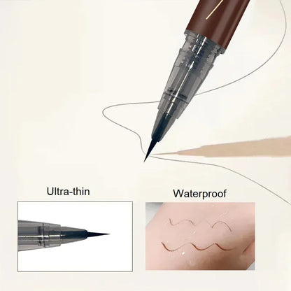 Waterproof Liquid Eyebrow Pencil – Dual Brow & Eyeliner - Urbizia