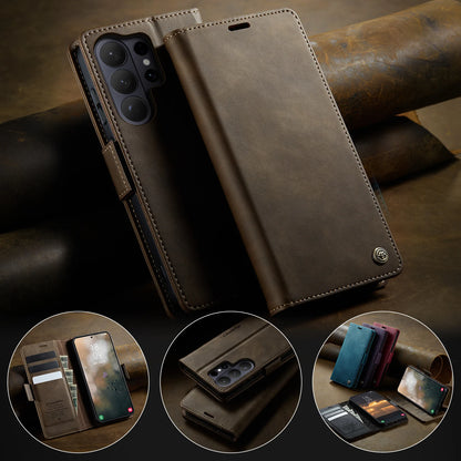 Retro Magnetic PU Leather Wallet Phone Case For Samsung Galaxy S26 Ultra S26+ S26 Plus S26 Shockproof Card Holder Pocket Cover
