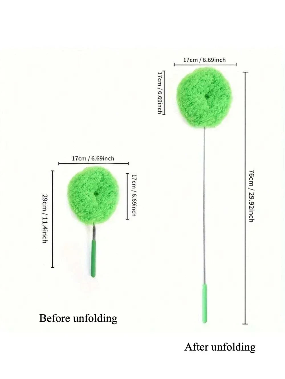 Microfiber Ceiling Fan Duster – Extendable & Reusable - Urbizia