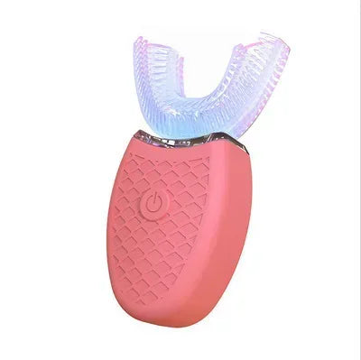 Intelligent U-Type Toothbrush 360 Degrees Sonic Electric Automatic with USB Charge Waterproof Silicon Head for Oral Care - Urbizia