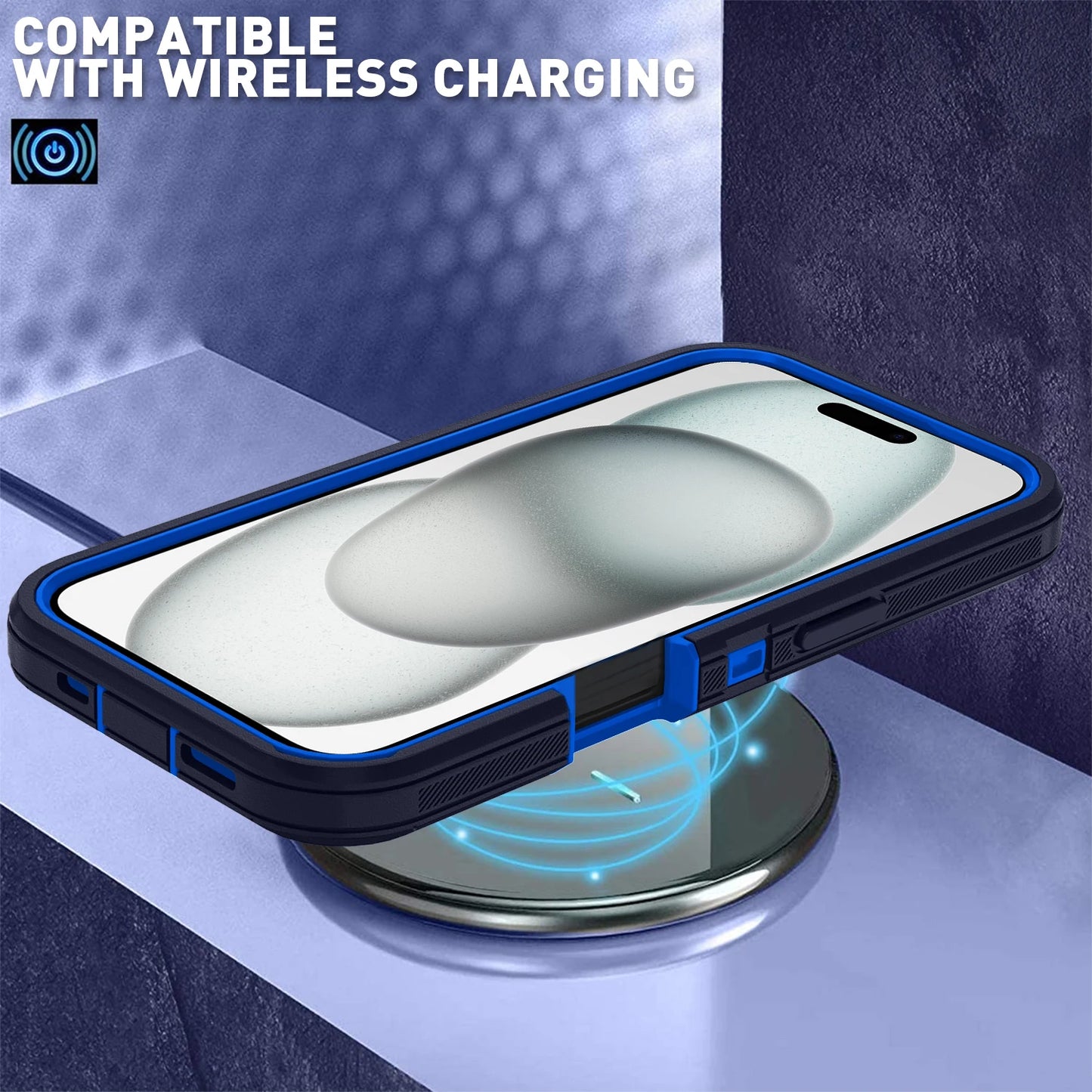 Armor Defender iPhone Case with Stand – PC + TPU
