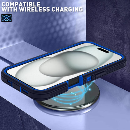Armor Defender iPhone Case with Stand – PC + TPU