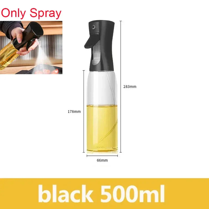 2-in-1 Oil Sprayer Bottle 500ml Cooking Spray Tool