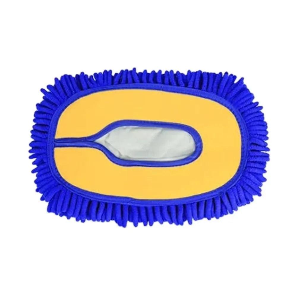 New 27cm Car Wash Mop Head Chenille Removable Mop Replacement Cloth Heavy Duty Reusable Mop Accessories