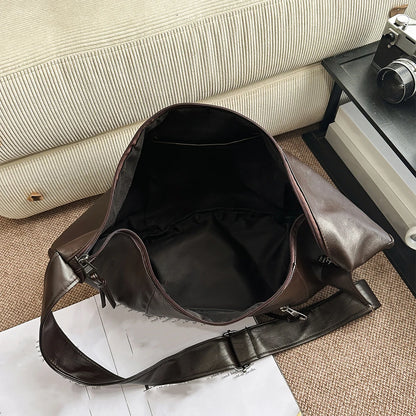 Men's Casual PU Leather Crossbody Waist Bag