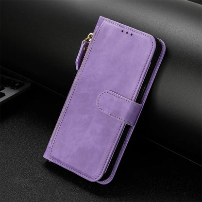 Zipper Leather Phone Wallet Case Book For Samsung Galaxy M62 M56 M55 M54 M53 M52 M36 M35 M34 M33 M32 M15 M12 F16 F06 Flip Cover
