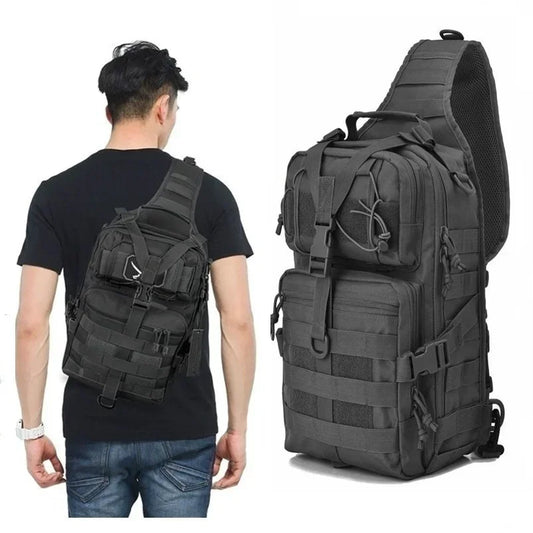 Tactical Waterproof Sling Backpack Outdoor EDC Hiking Travel Pack