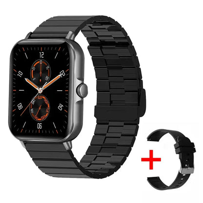 2025 2.01'' Smart Watch Bluetooth Call Play Music Smartwatch Fitness Clock Sport Waterproof Watches for Men Women iPhone Android - Urbizia