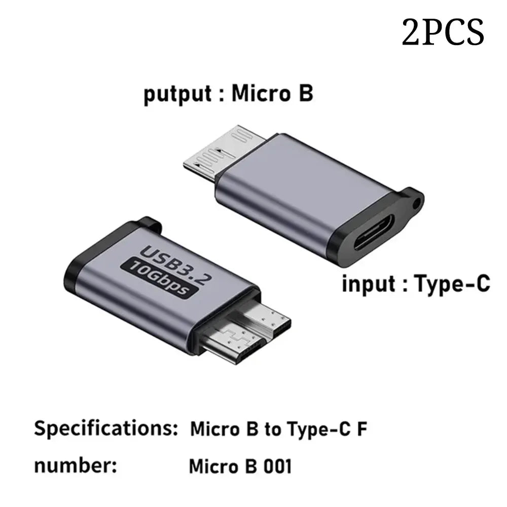 USB 3.0 Micro B to Type-C OTG Adapter High Speed