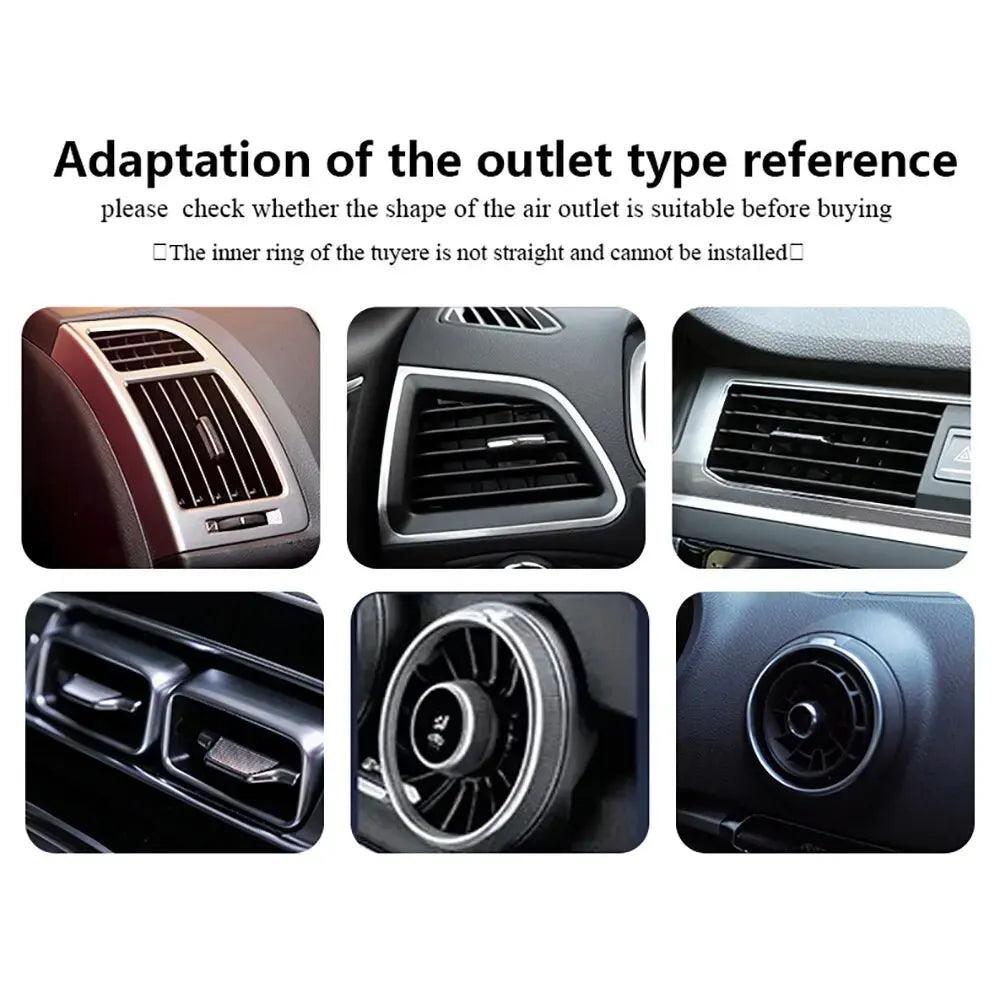 Car AC Outlet U-Shape Trim Strips & Door Edge Protector – 10pcs