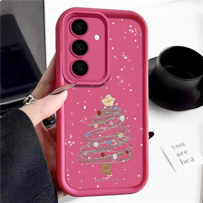 Christmas Tree Soft TPU Case for Samsung Galaxy – Festive Silicone Cover