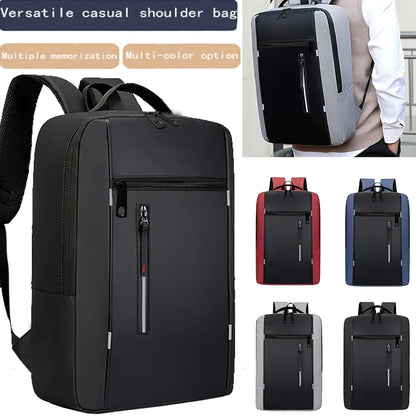 Fashion Business Laptop Backpack Large Capacity Shockproof Computer Bag Casual Office Travel Shoulder Bag for Work