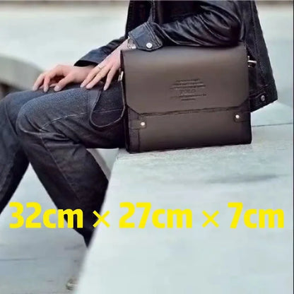 2026 New Cover Horizontal Vertical Styles Briefcase Men's Handheld Shoulder Business Retro 12 Inch Tablet Computer
