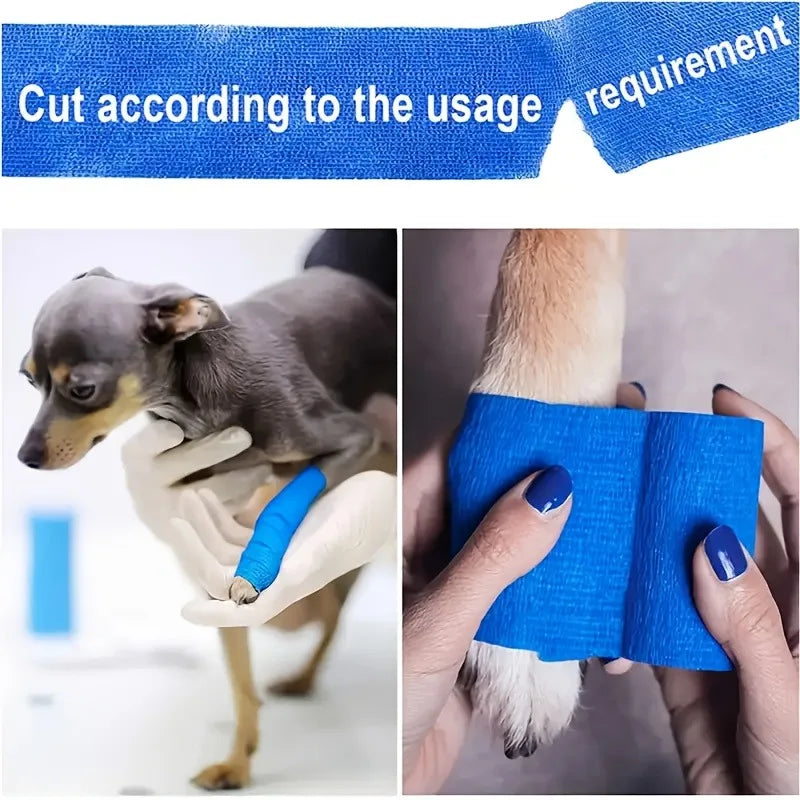 10pcs 2.5/5/10cm Non-Woven Universal Fit for Sports Elastic Foot Support Joint Protection Self-Adhesive Athletic Tape Bandage