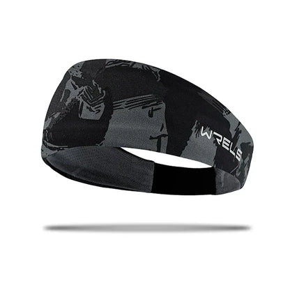 1pc Running Sweat Absorbing Sports Hair Band Yoga Breathable Antiperspirant Band Men's and Women's Basketball Hair Band - Urbizia
