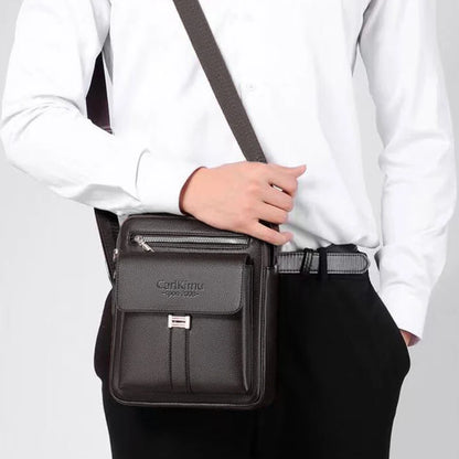 Everyday Versatile Rider Mini Leather Shoulder Bag Detachable Strap Portable Crossbody for Motorcycle Weekend Trips