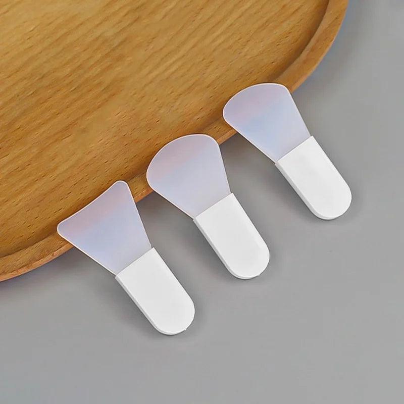 3Pcs Silicone Facial Mask Brush Professional Mud Cream Brushes Facial SkinCare Tools Mud Film Applicator DIY Tool Beauty Salon