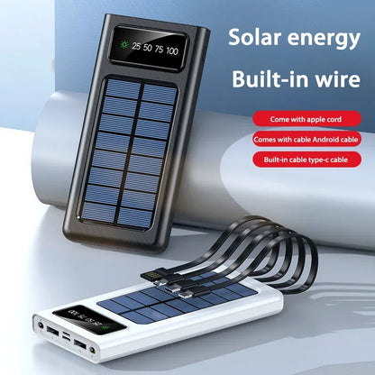 Ultra Capacity Solar Power Bank 200000mAh 120W Fast Charging