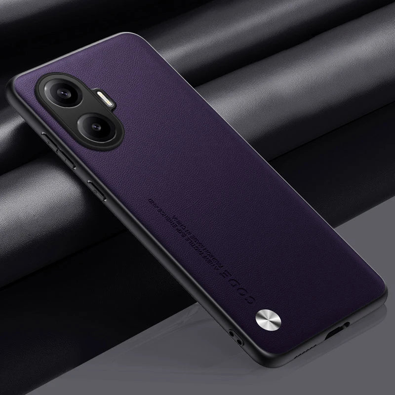 Luxury PU Leather Case For Xiaomi Poco F3 F5 F6 F7 Ultra X6 X7 M6 Pro C40 Cover Soft Silicone Protection Phone Case