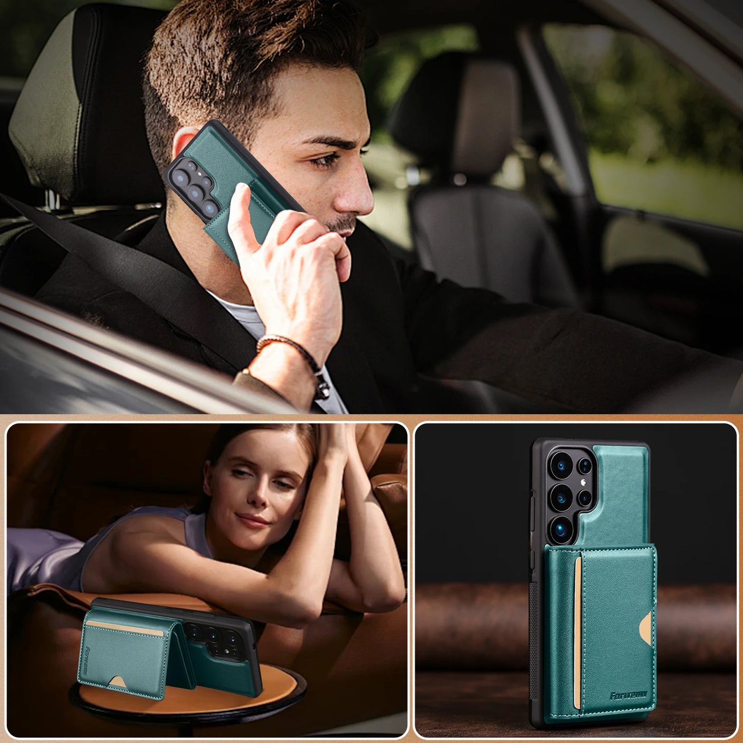 Magnetic Detachable Leather Case For Samsung Galaxy S26 S25 S24 Ultra S23 S22 Plus A17 A37 A57 A16 A36 A56 A15 A35 A55 Wallet