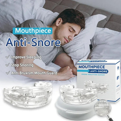 Silicone Anti-Snore Mouthpiece Bruxism Mouth Guard Improve Sleeping Aid Braces Teeth Orthodontic Snoring Night Device Stop Snore