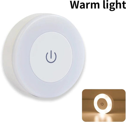Rechargeable Dimmable LED Night Light – Touch Switch, Magnetic Mount