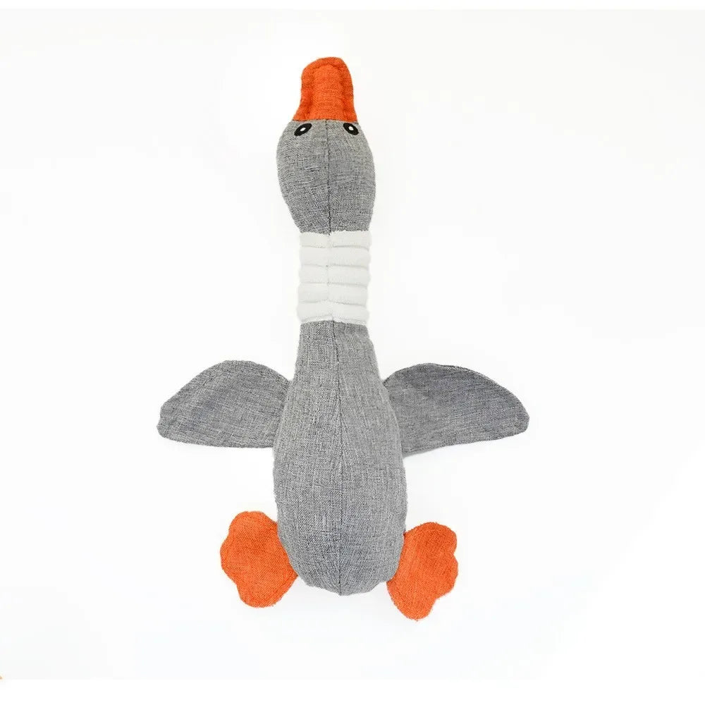 Pet Toys Geese Sound Bite Resistant Teeth Grinding Teeth Cleaning Dog Cat Pet Supplies - Urbizia