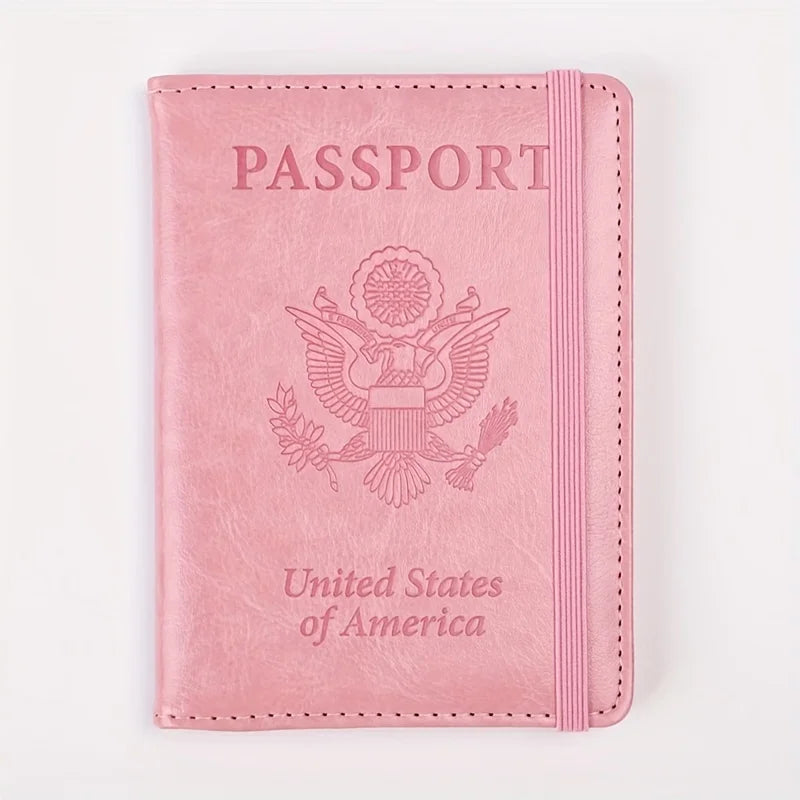 Passport Holder for Travel, Rfid Passport Cover Case, Passport Wallet Women Travel Essentials Accessories Document Organizer