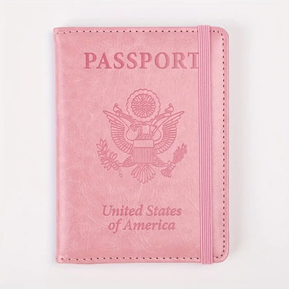 Passport Holder for Travel, Rfid Passport Cover Case, Passport Wallet Women Travel Essentials Accessories Document Organizer