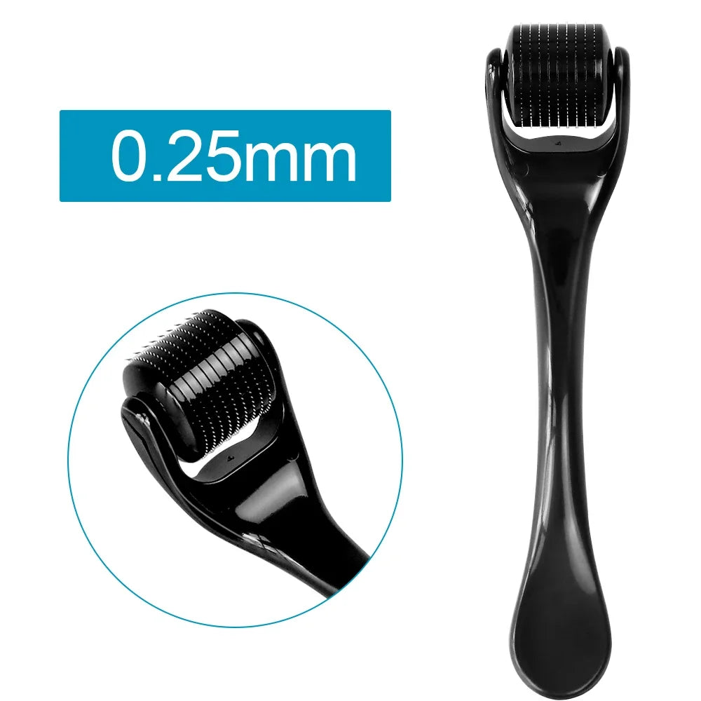 2026Derma Roller for Facial Body Hair Growth.540 Needles, Micro Face Roll Tool, Skin Beard,0.2mm, 0.25mm, 0.3mm 2026Derma Roller for Facial Body Hair