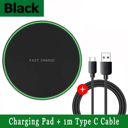 100W Fast Wireless Charger Pad – Qi Wireless Charging Station - Urbizia