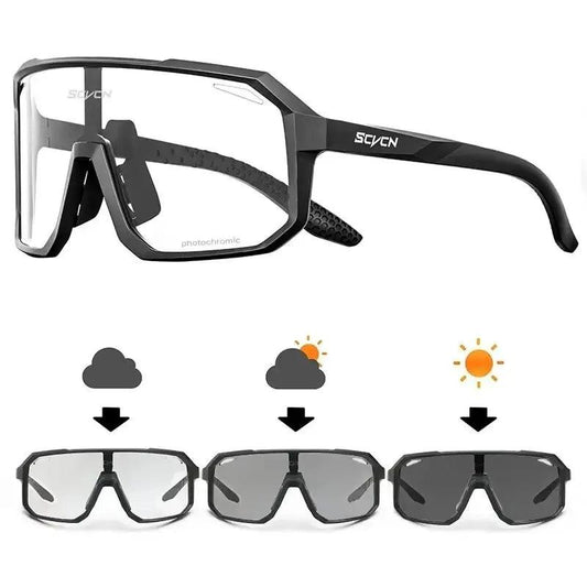 Photochromic Cycling Sunglasses UV400 Outdoor Sports Eyewear