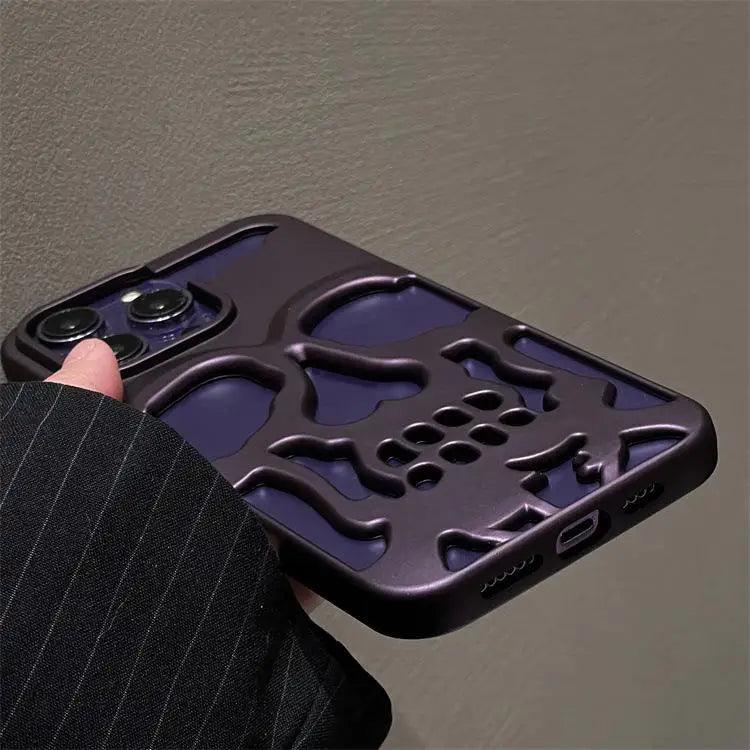 Skeleton Skull Shockproof Case for iPhone 16–11 Pro Max