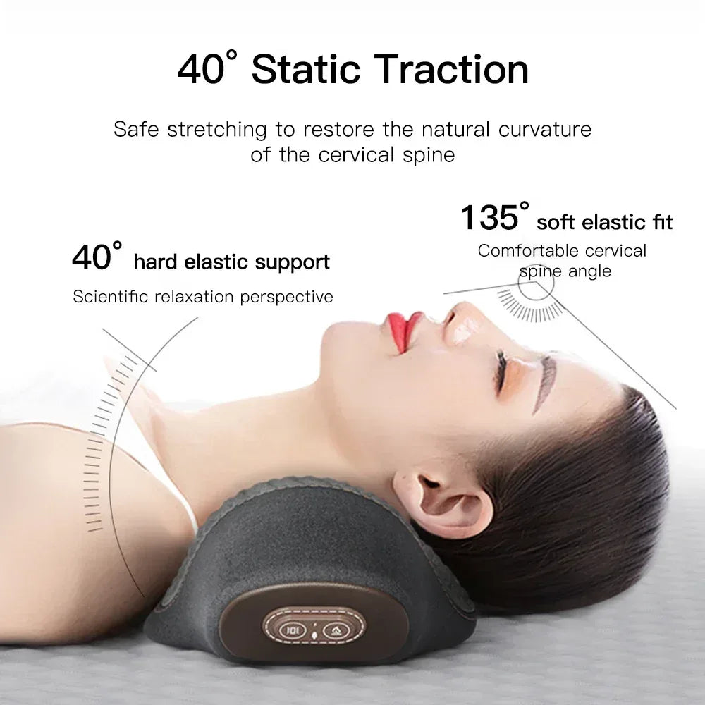 Electric Neck Massager Pillow Cervical Stretcher Heating - Urbizia