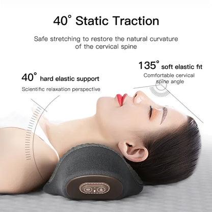 Electric Neck Massager Pillow Cervical Stretcher Heating - Urbizia
