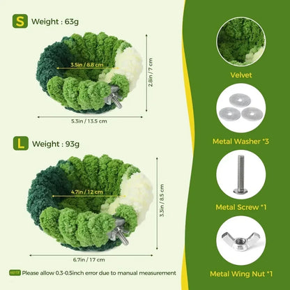 Bird Nest for Cage,Plush Hanging Bird Bed for Parakeet,Breeding Bird House for Conure,Budgie,Cockatiel,Lovebird,Canary,Hamster - Urbizia