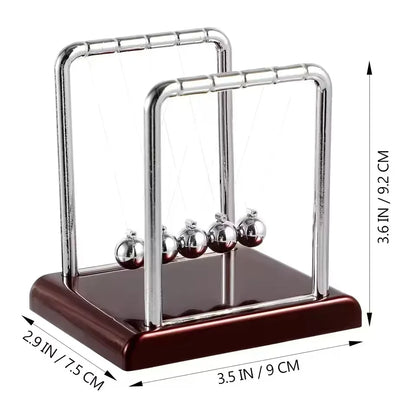 Newton’s Cradle Pendulum Ball Desk Toy for Stress Relief