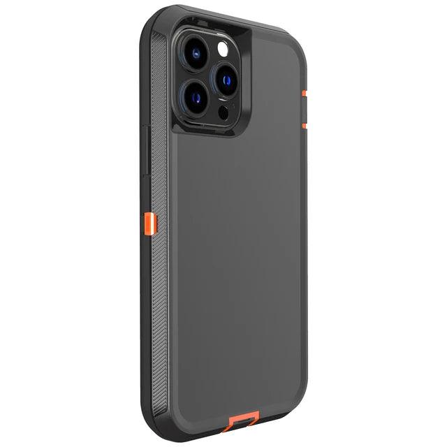 3-in-1 Heavy Duty Shockproof iPhone Case – iPhone 6 to 16 Pro Max