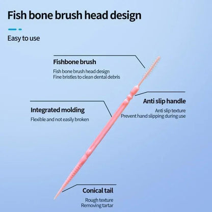 Portable Ultra Fine Toothpick Disposable Family Box Packed Pick Double Head High End Personality Creative Fruit Stick 200 Pieces