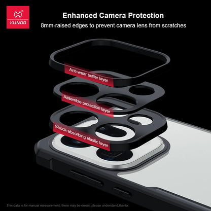 Xundd For OPPO Find X9 Ultra Case Airbag Shockproof Shell Lens Full Protection Back Matte Transparent Cover Anti-scratches