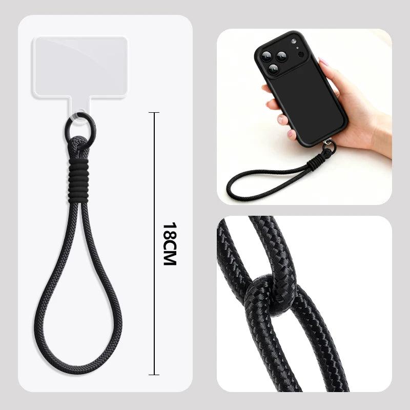 Wrist Strap Lanyard TPU Case for iPhone Series